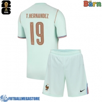 Fotballdrakt Barn Frankrike Theo Hernandez #19 Bortedraktsett VM 2026 Kortermet (+ Korte bukser)